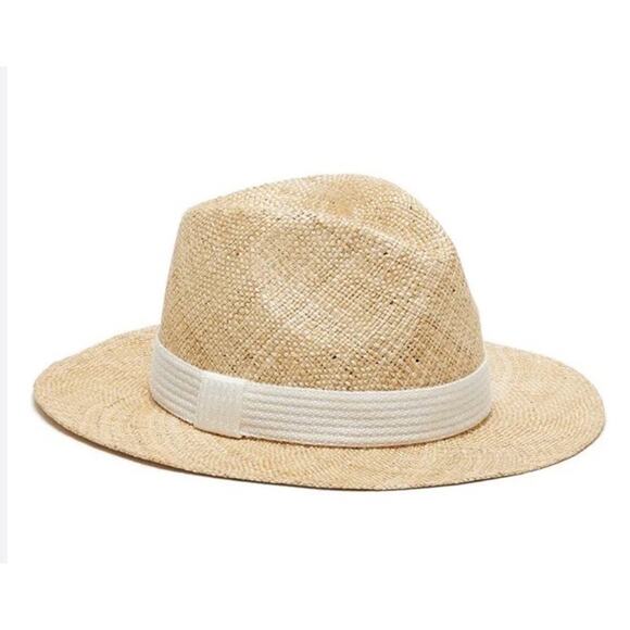Eugenia Kim Lillian Straw Fedora Hat One Size NEW $325 MSRP main image 6